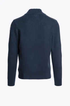 Parajumpers Tricot-MANNY - VEST MET VOLLEDIGE RITS BLUE NAVY