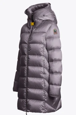 Parajumpers Donsjassen-MARION - DONSJACK MET CAPUCHON RABBIT GREY