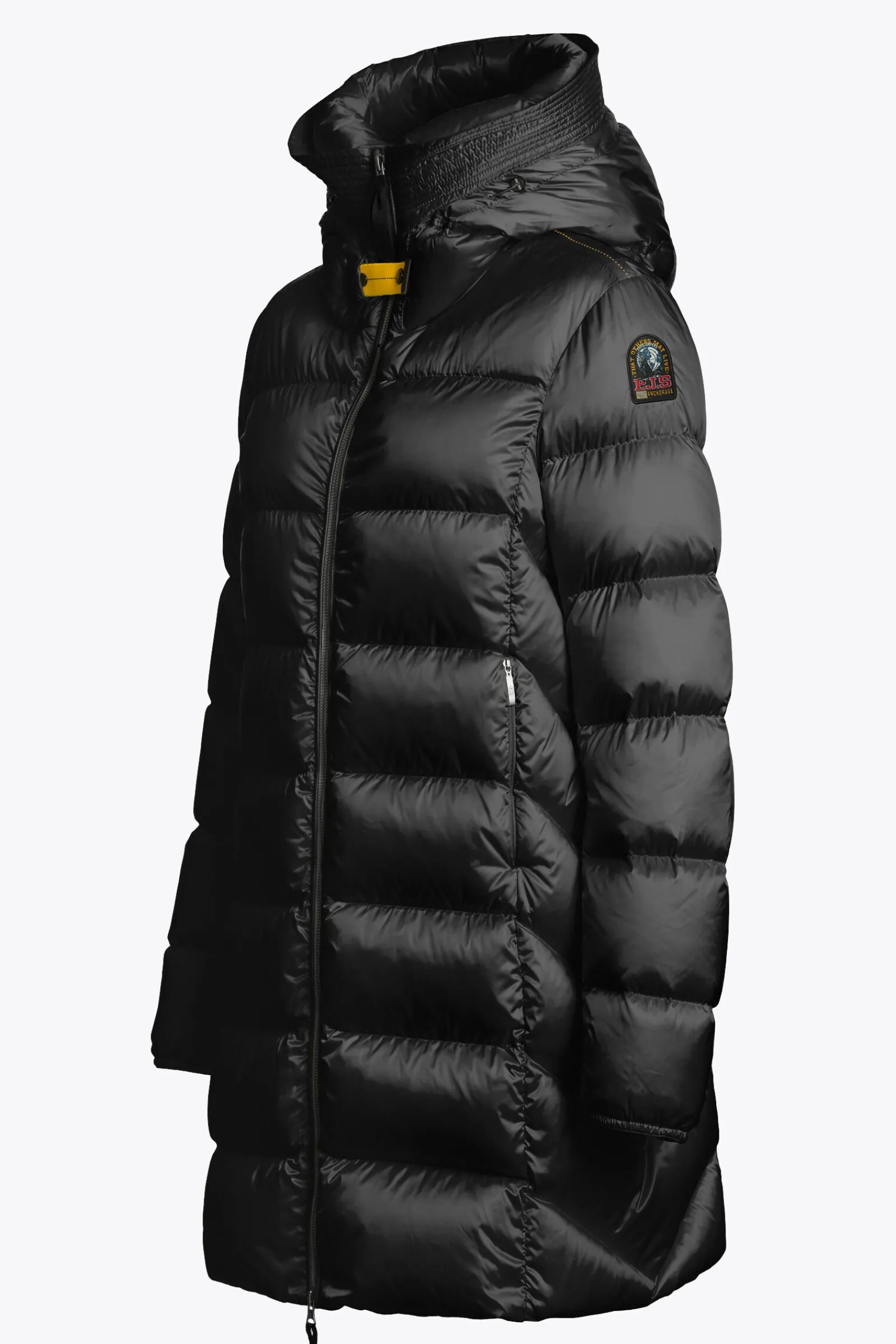 Parajumpers Donsjassen-MARION - DONSJACK MET CAPUCHON BLACK