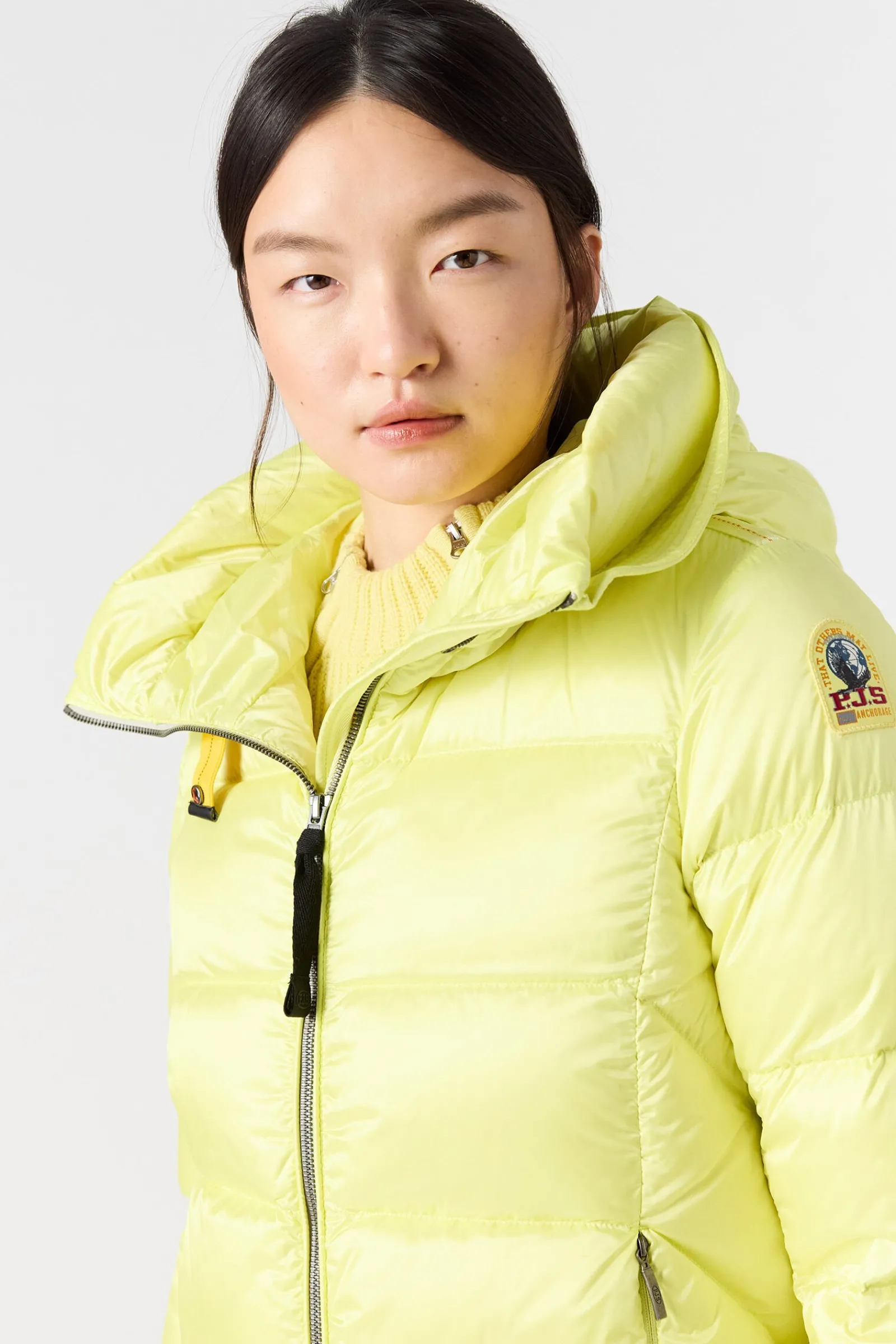Parajumpers Donsjassen-MARION - DONSJACK MET CAPUCHON BLACK