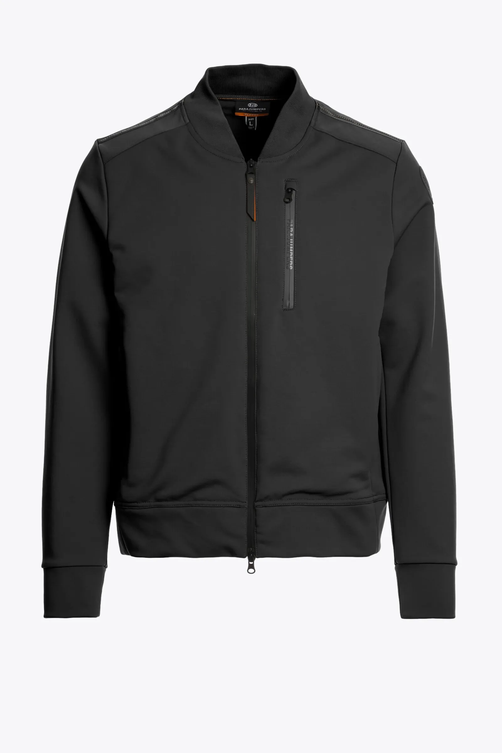 Parajumpers Sweaters|Jasjes-MCKAY - FLEECE MET VOLLEDIGE RITS BLACK