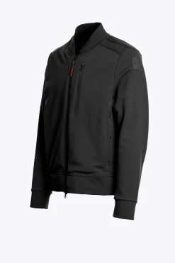Parajumpers Sweaters|Jasjes-MCKAY - FLEECE MET VOLLEDIGE RITS BLACK