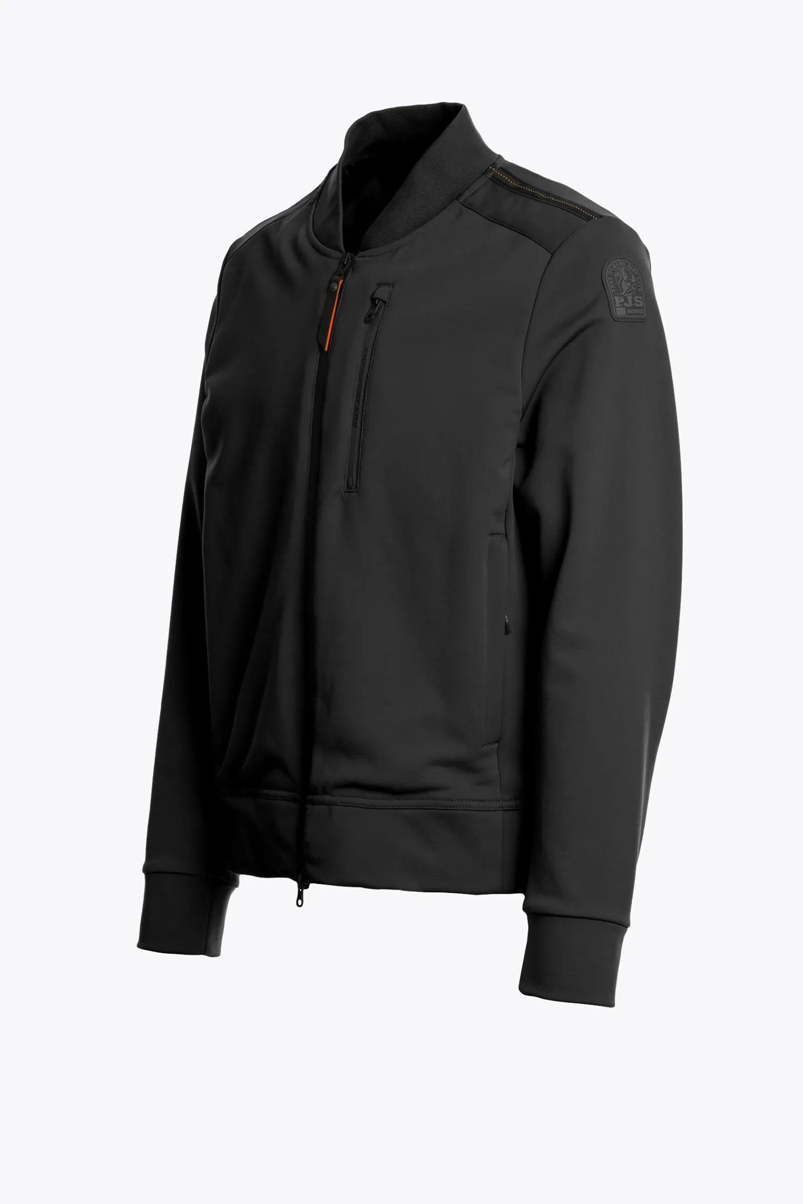 Parajumpers Sweaters|Jasjes-MCKAY - FLEECE MET VOLLEDIGE RITS BLACK