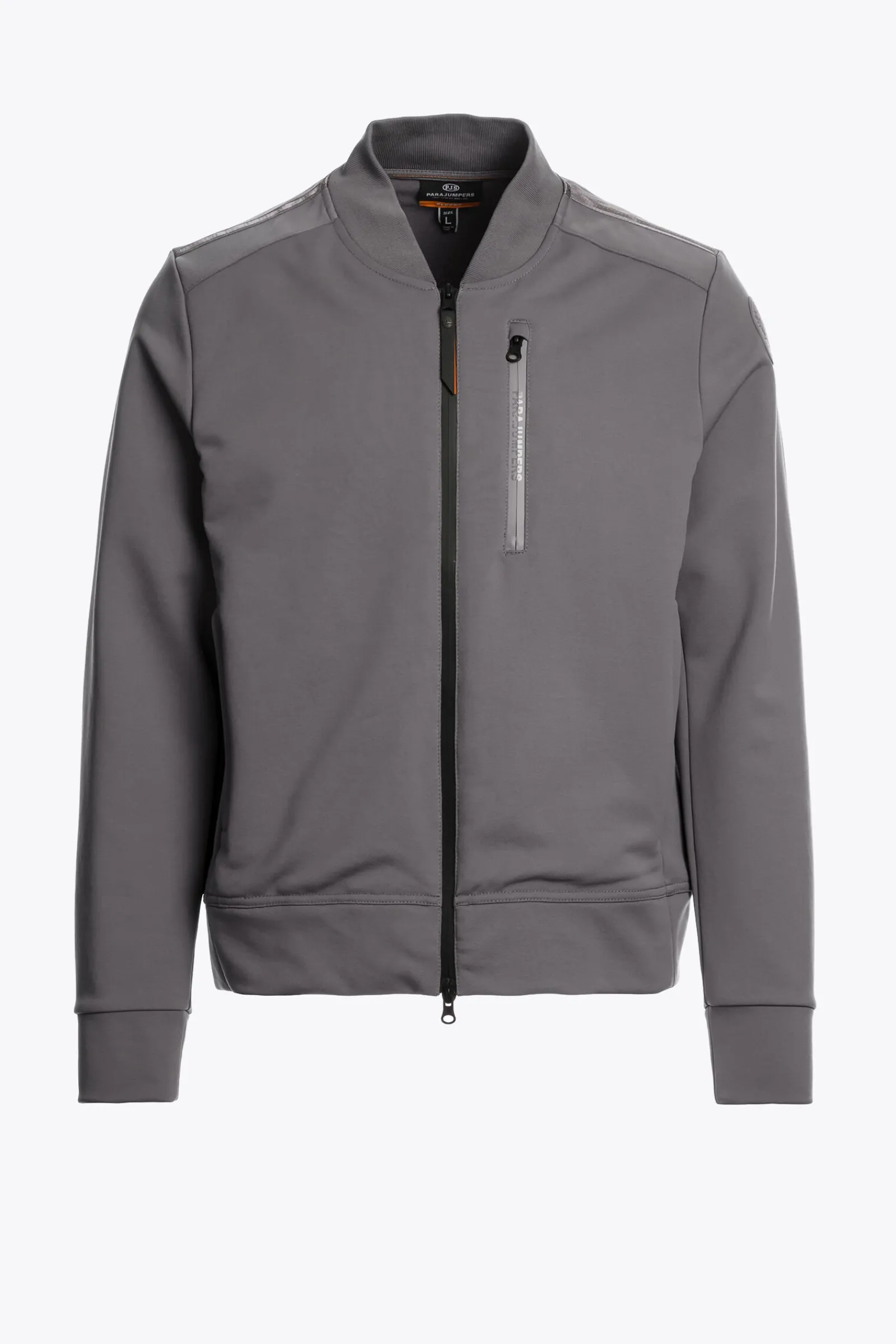 Parajumpers Sweaters|Jasjes-MCKAY - FLEECE MET VOLLEDIGE RITS PEWTER