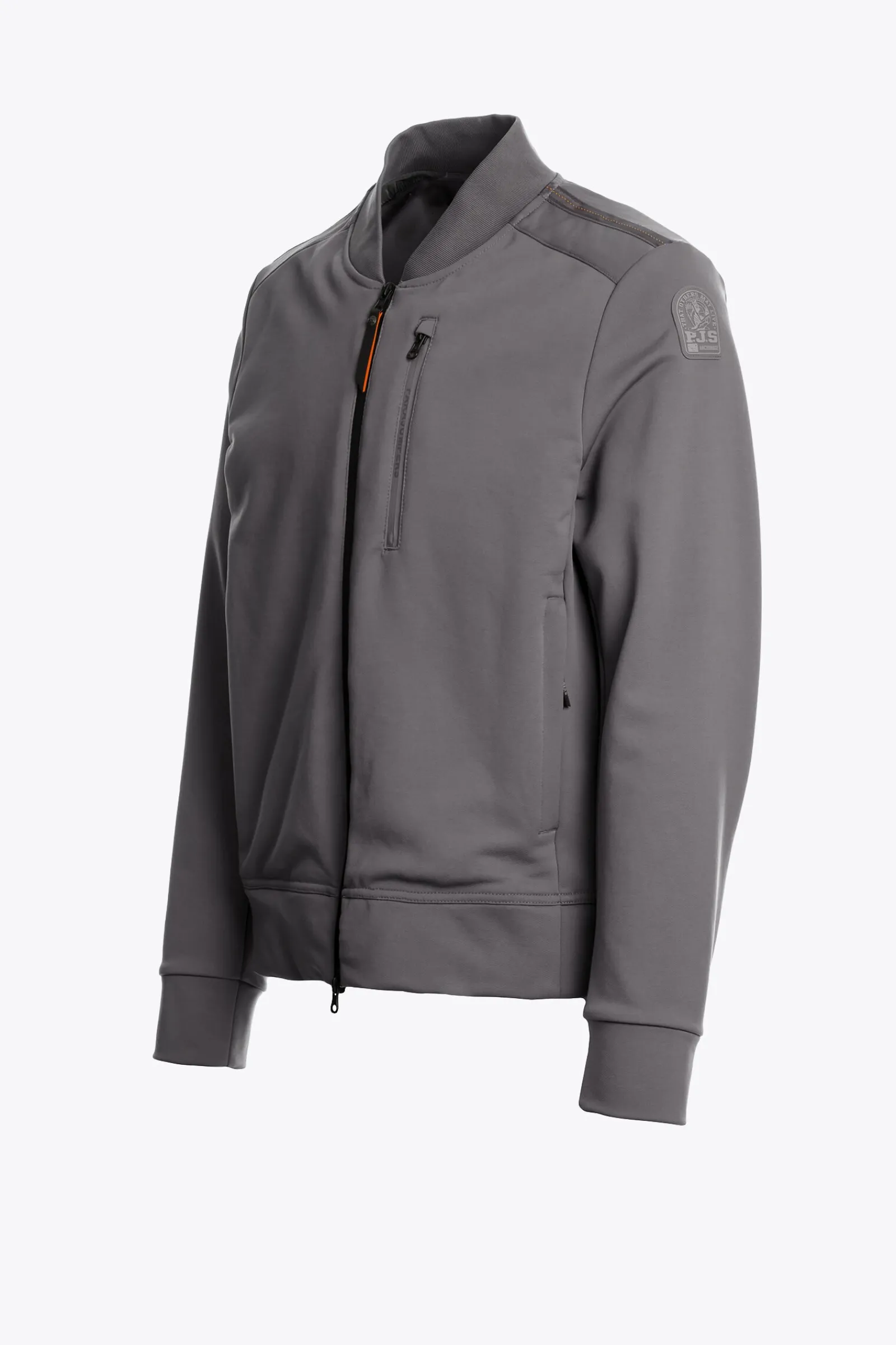 Parajumpers Sweaters|Jasjes-MCKAY - FLEECE MET VOLLEDIGE RITS PEWTER