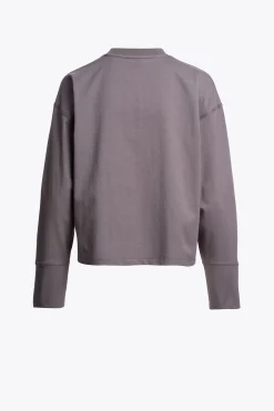 Parajumpers Tops & T-Shirts-MIDGE - T-SHIRT MET LANGE MOUWEN RABBIT GREY