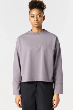 Parajumpers Tops & T-Shirts-MIDGE - T-SHIRT MET LANGE MOUWEN RABBIT GREY