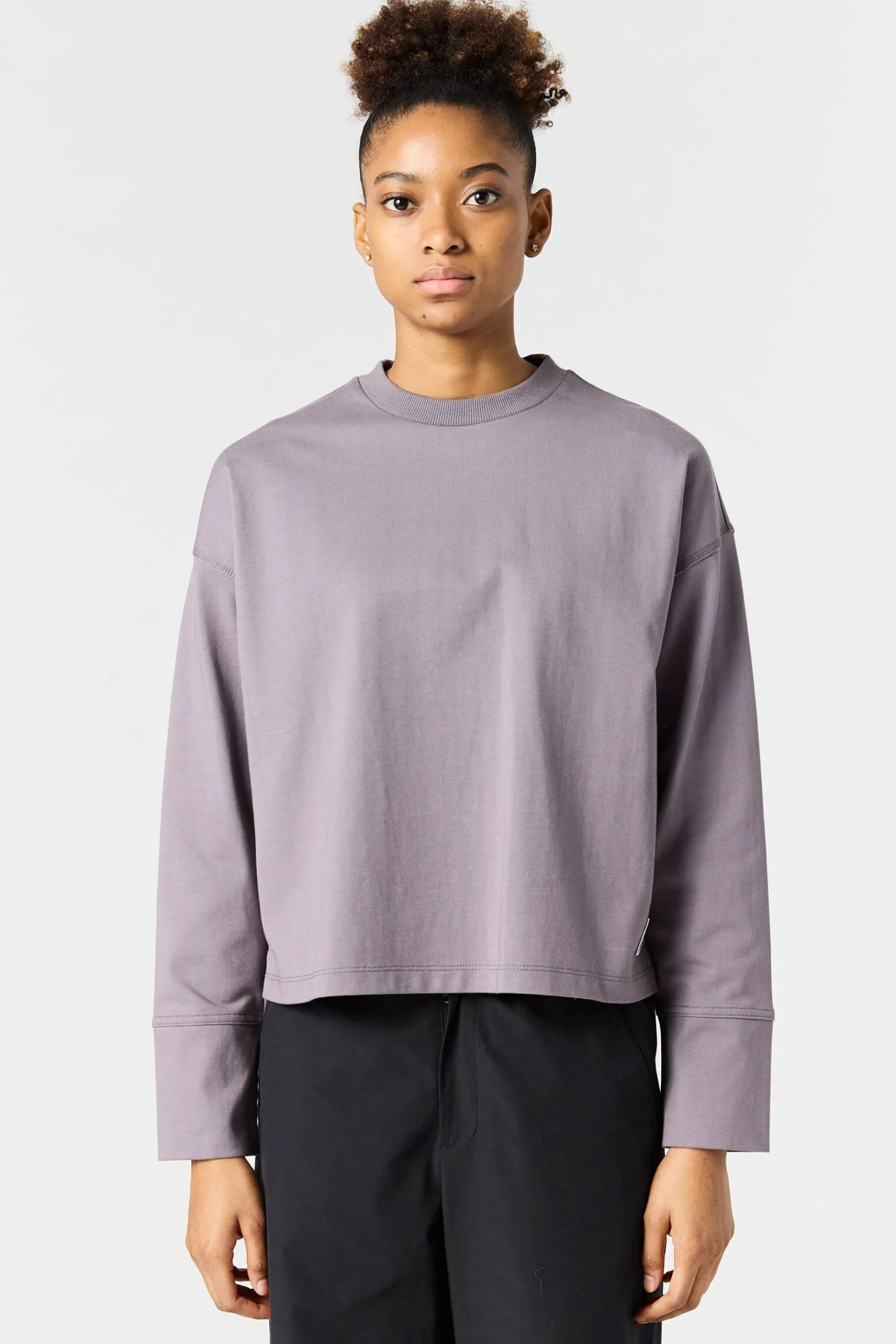Parajumpers Tops & T-Shirts-MIDGE - T-SHIRT MET LANGE MOUWEN RABBIT GREY