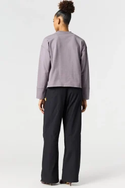 Parajumpers Tops & T-Shirts-MIDGE - T-SHIRT MET LANGE MOUWEN RABBIT GREY