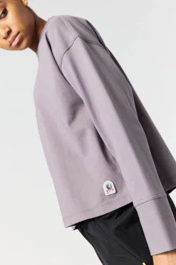 Parajumpers Tops & T-Shirts-MIDGE - T-SHIRT MET LANGE MOUWEN ICE FLOW