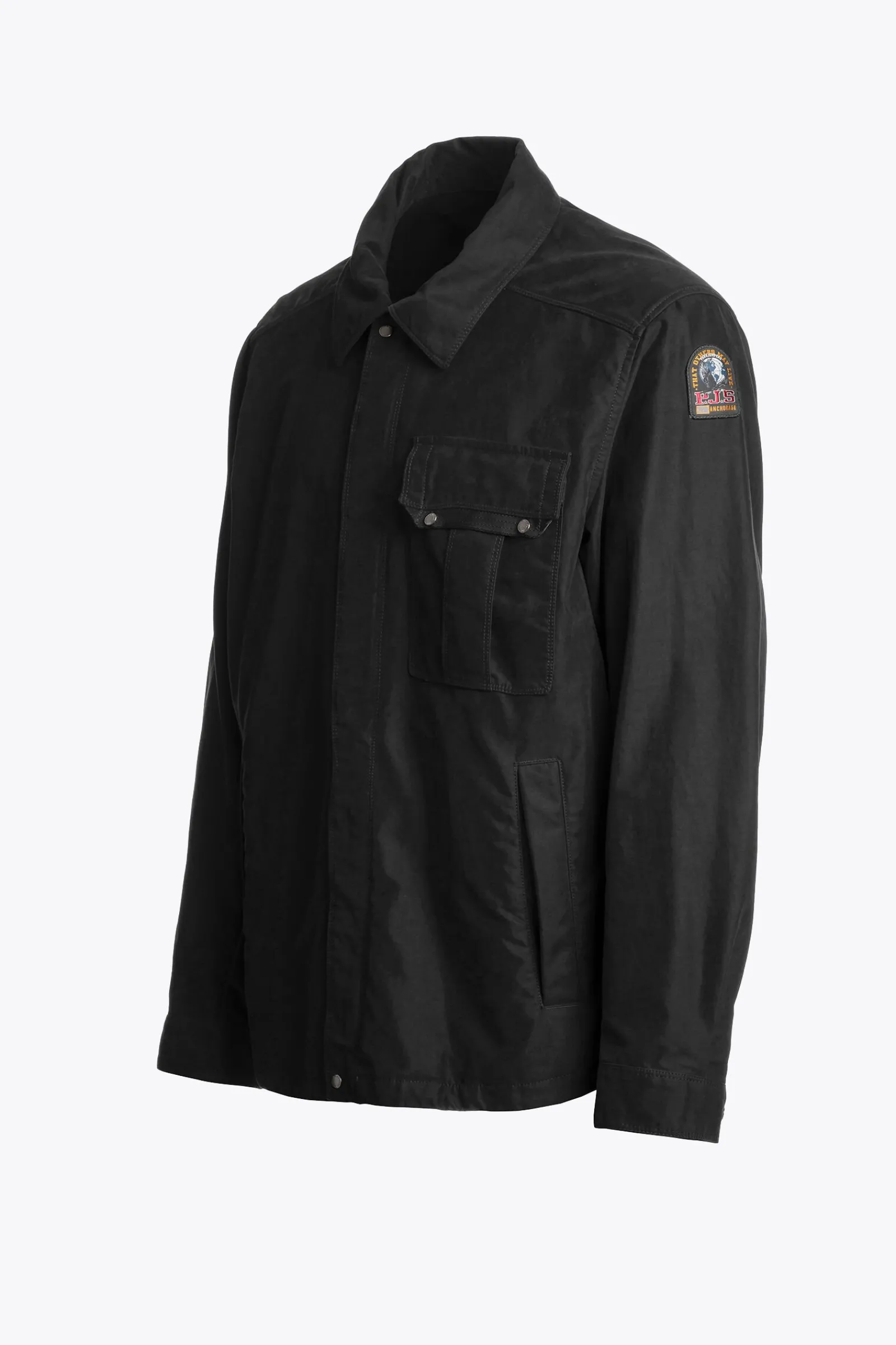 Parajumpers Overhemden-MIURA - OVERSHIRT BLACK