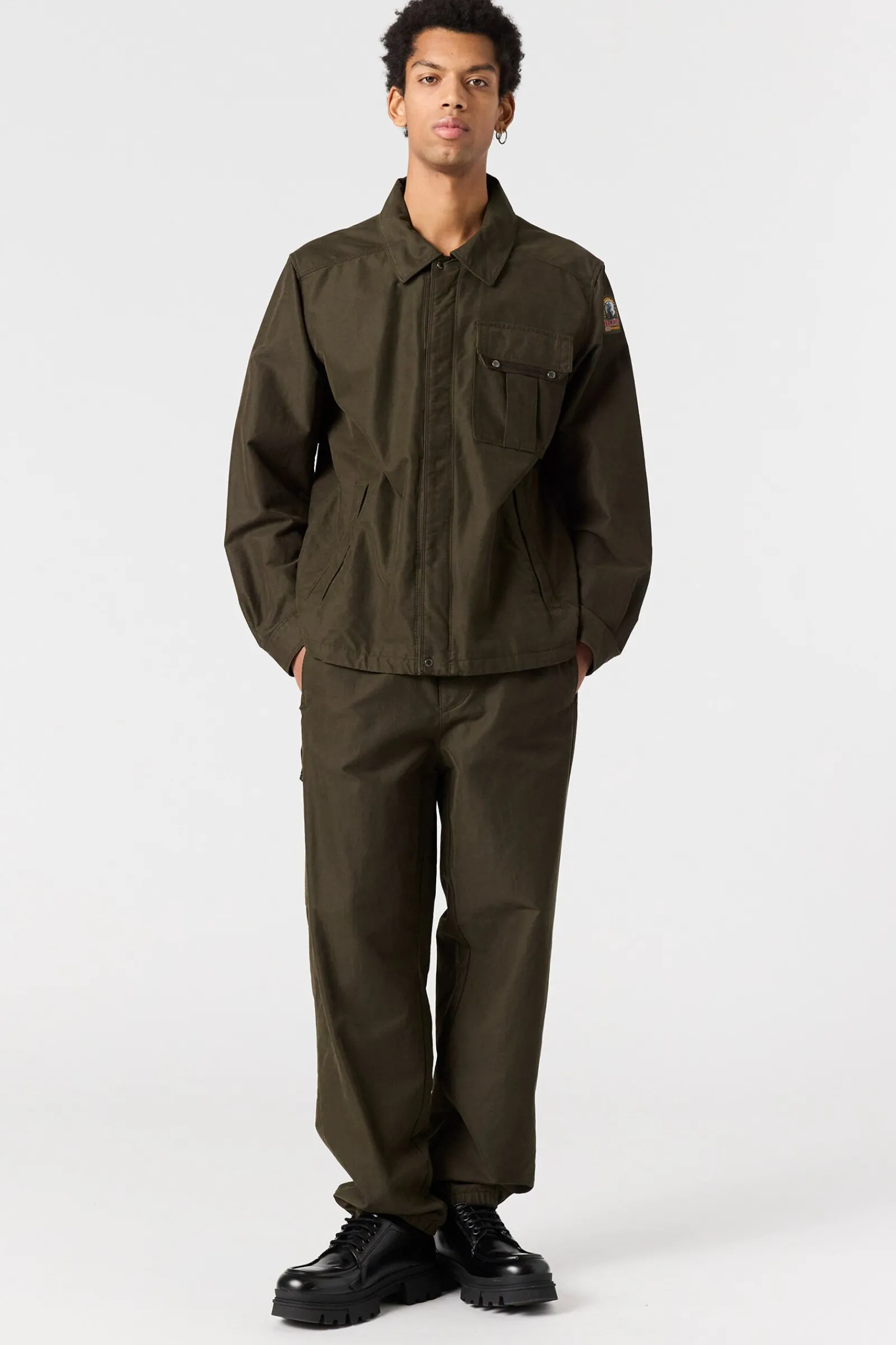 Parajumpers Overhemden-MIURA - OVERSHIRT BLACK