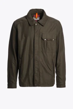 Parajumpers Overhemden-MIURA - OVERSHIRT DEEP MOSS