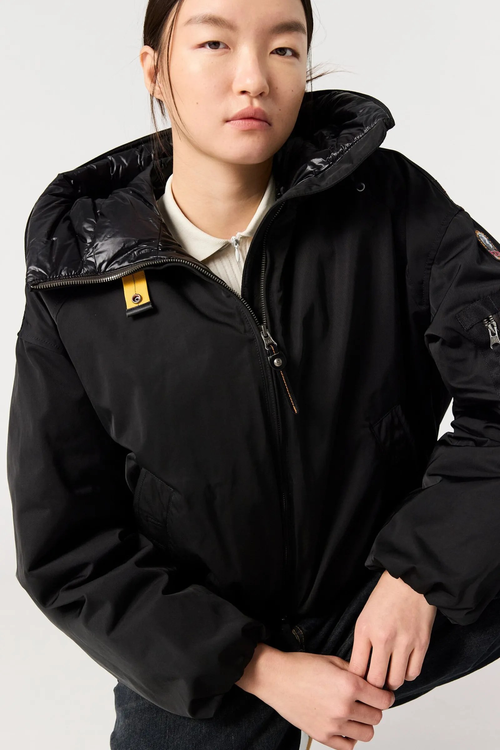 Parajumpers Bomberjacken|Jasjes-NAADZ - BOMBERJACK MET CAPUCHON BLACK
