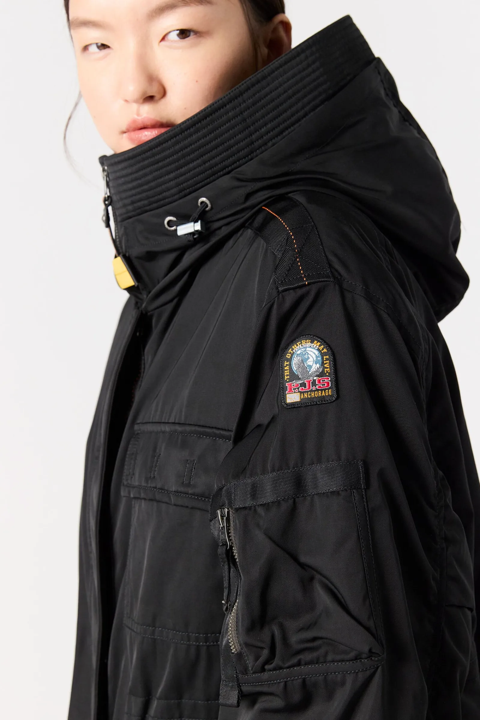 Parajumpers Parka|Jasjes-NETTIE - PARKA MET CAPUCHON BLACK