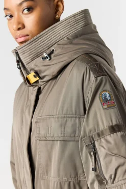 Parajumpers Parka|Jasjes-NETTIE - PARKA MET CAPUCHON OLIVE GREY
