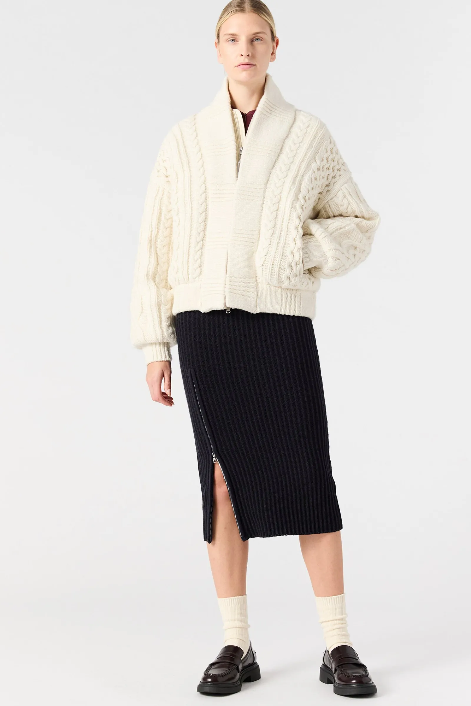 Parajumpers Breikleding|Hybrids-NEZUKO - VEST MET VOLLEDIGE RITS MOONBEAM