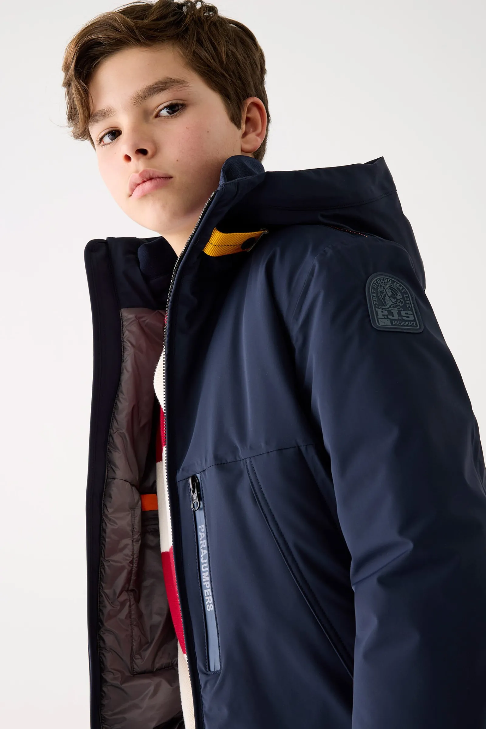 Parajumpers Jongens-NIVEK - GEWATTEERD JACK BLUE NAVY