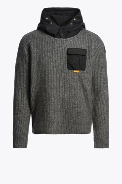 Parajumpers Tricot-NOTAK - SWEATER MET RONDE HALS BLACK