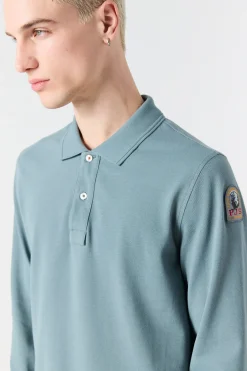 Parajumpers Polos En T-Shirts-OBERON - POLO MET LANGE MOUWEN BLACK