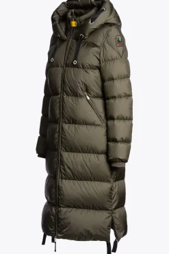 Parajumpers Donsjassen|Jasjes-PANDA - LANGE DONSJAS OLIVE GREY