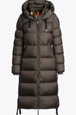 Parajumpers Donsjassen|Jasjes-PANDA - LANGE DONSJAS EARTH BROWN