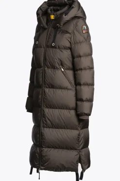 Parajumpers Donsjassen|Jasjes-PANDA - LANGE DONSJAS EARTH BROWN