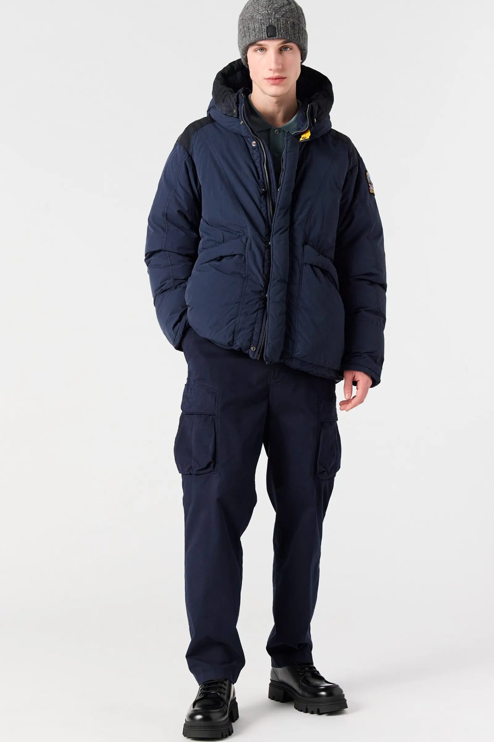 Parajumpers Donsjassen-PERCIVAL - DONSJACK MET CAPUCHON BLUE NAVY