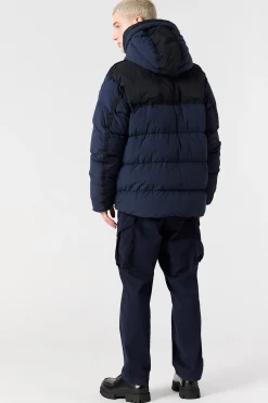 Parajumpers Donsjassen-PERCIVAL - DONSJACK MET CAPUCHON BLUE NAVY