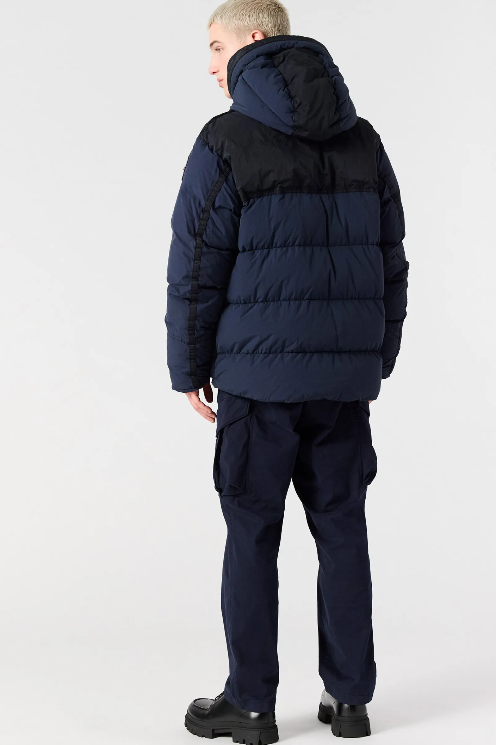 Parajumpers Donsjassen-PERCIVAL - DONSJACK MET CAPUCHON BLUE NAVY