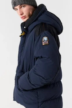 Parajumpers Donsjassen-PERCIVAL - DONSJACK MET CAPUCHON BLUE NAVY
