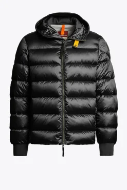 Parajumpers Donsjassen|Bomberjacken-PHARRELL - BOMBERJACK MET CAPUCHON BLACK