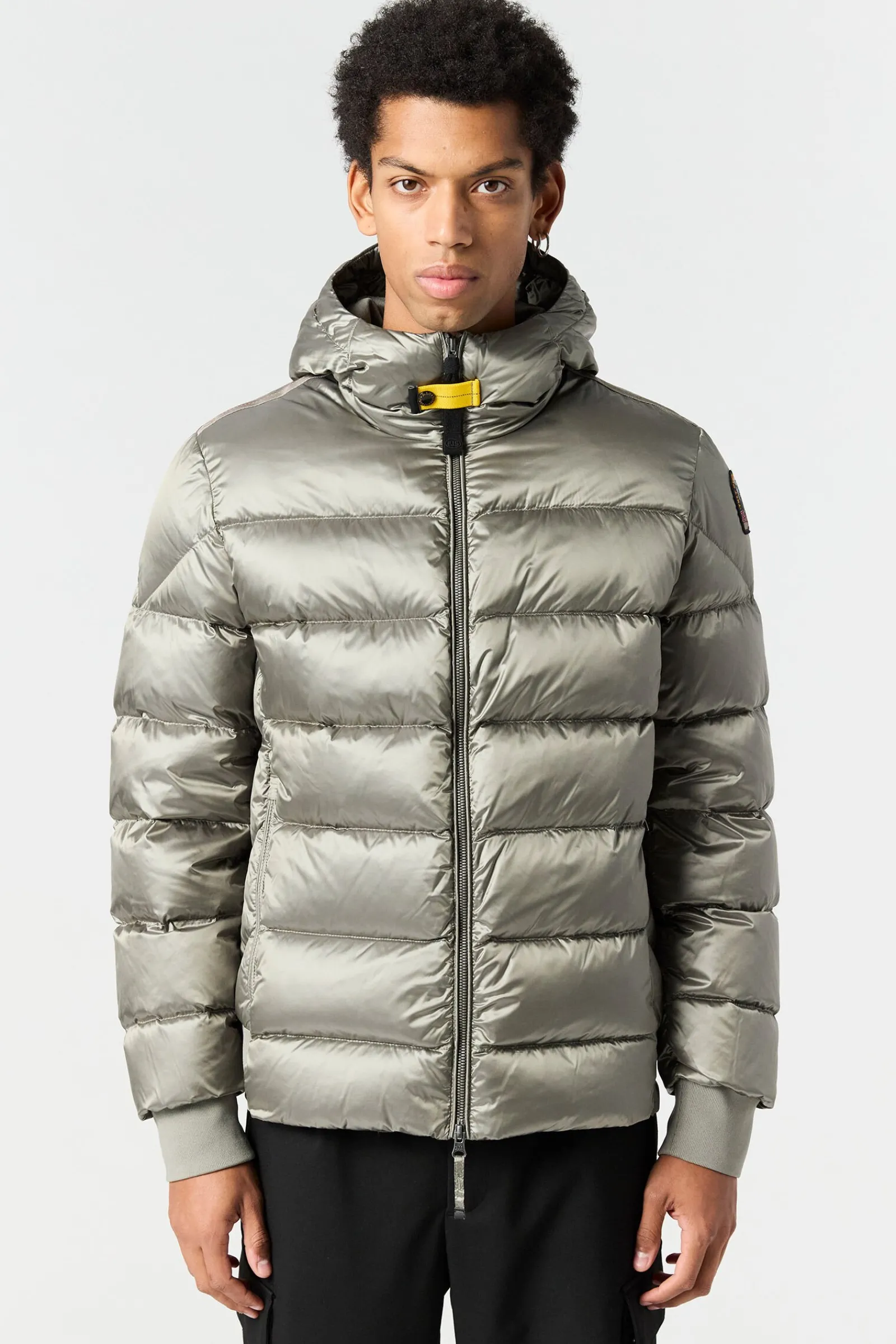 Parajumpers Donsjassen|Bomberjacken-PHARRELL - BOMBERJACK MET CAPUCHON BLACK