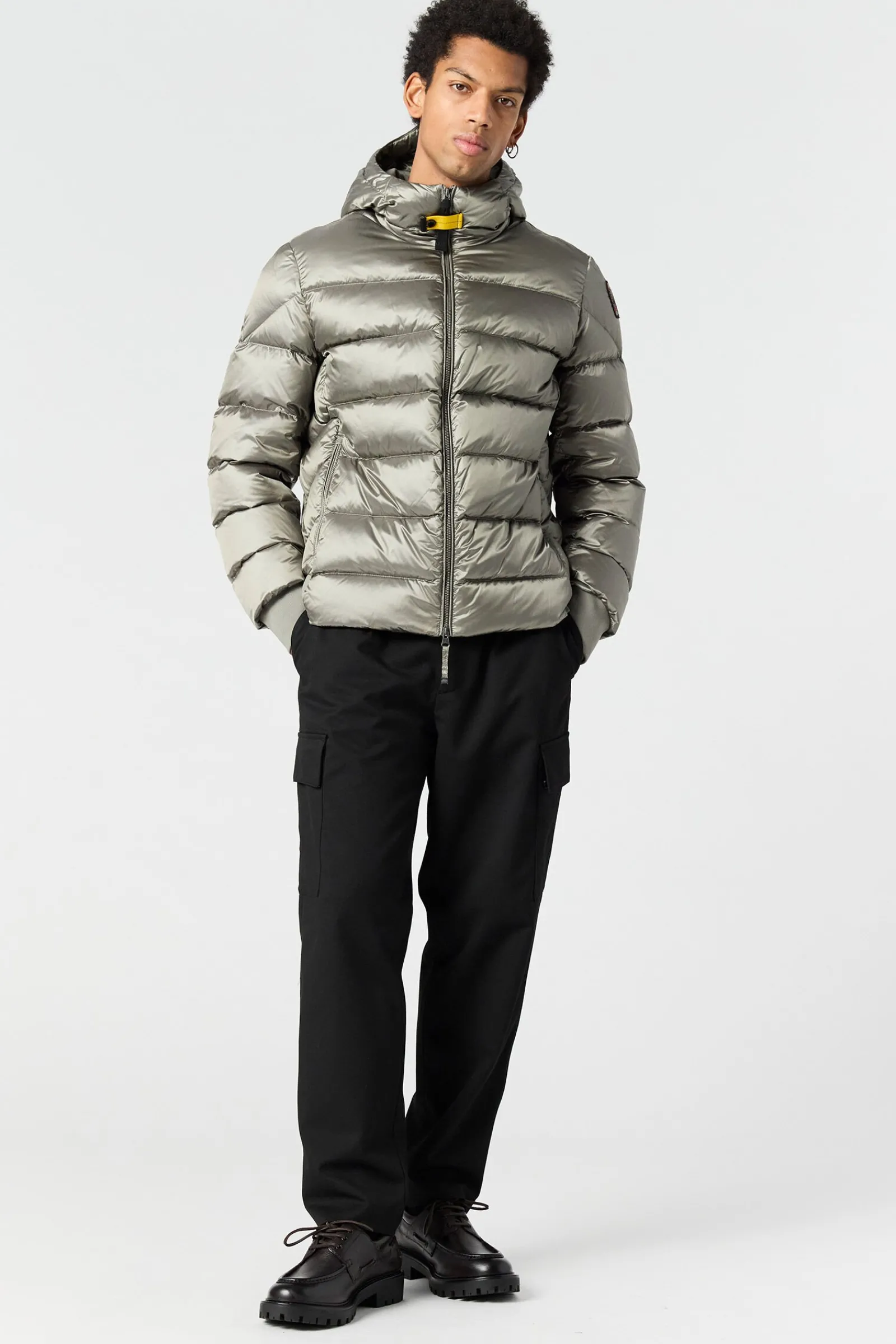 Parajumpers Donsjassen|Bomberjacken-PHARRELL - BOMBERJACK MET CAPUCHON BLACK