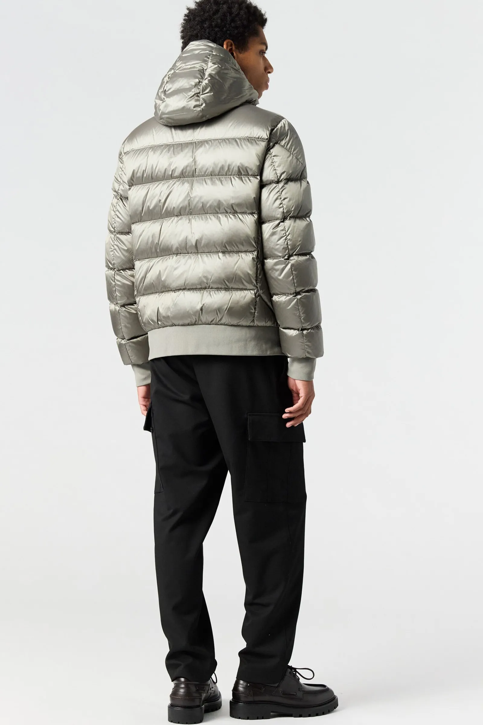 Parajumpers Donsjassen|Bomberjacken-PHARRELL - BOMBERJACK MET CAPUCHON BLACK