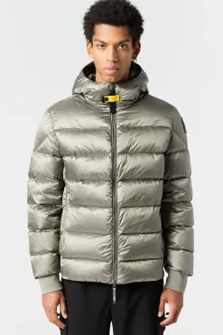 Parajumpers Bomberjacken|Donsjassen-PHARRELL - BOMBERJACK MET CAPUCHON PURITAN GREY