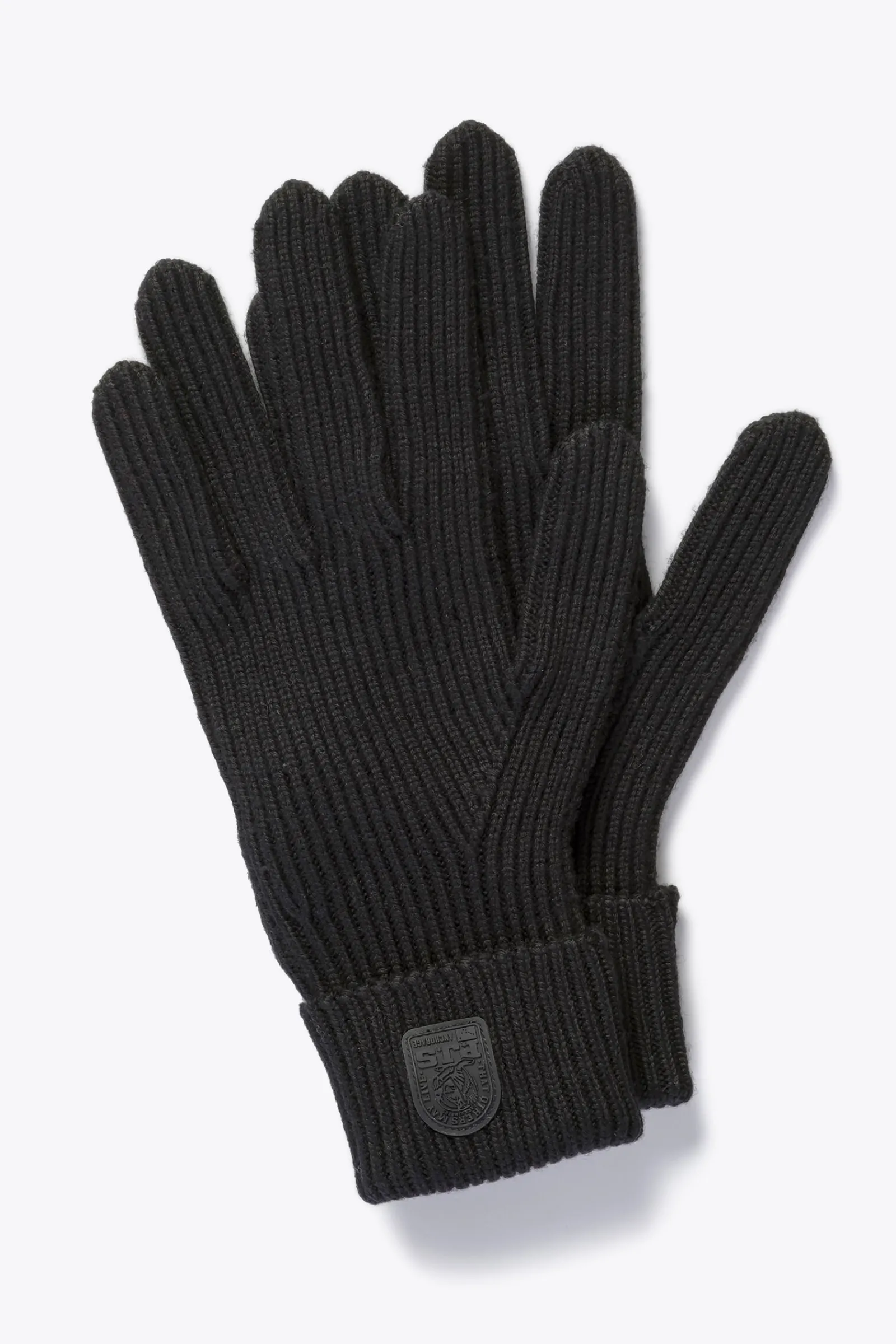 Parajumpers Handschoenen|Handschoenen-PLAIN - HANDSCHOENEN VAN MERINOWOL BLACK