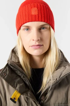 Parajumpers Petten|Petten-PLAIN - MUTS VAN MERINOWOL RED