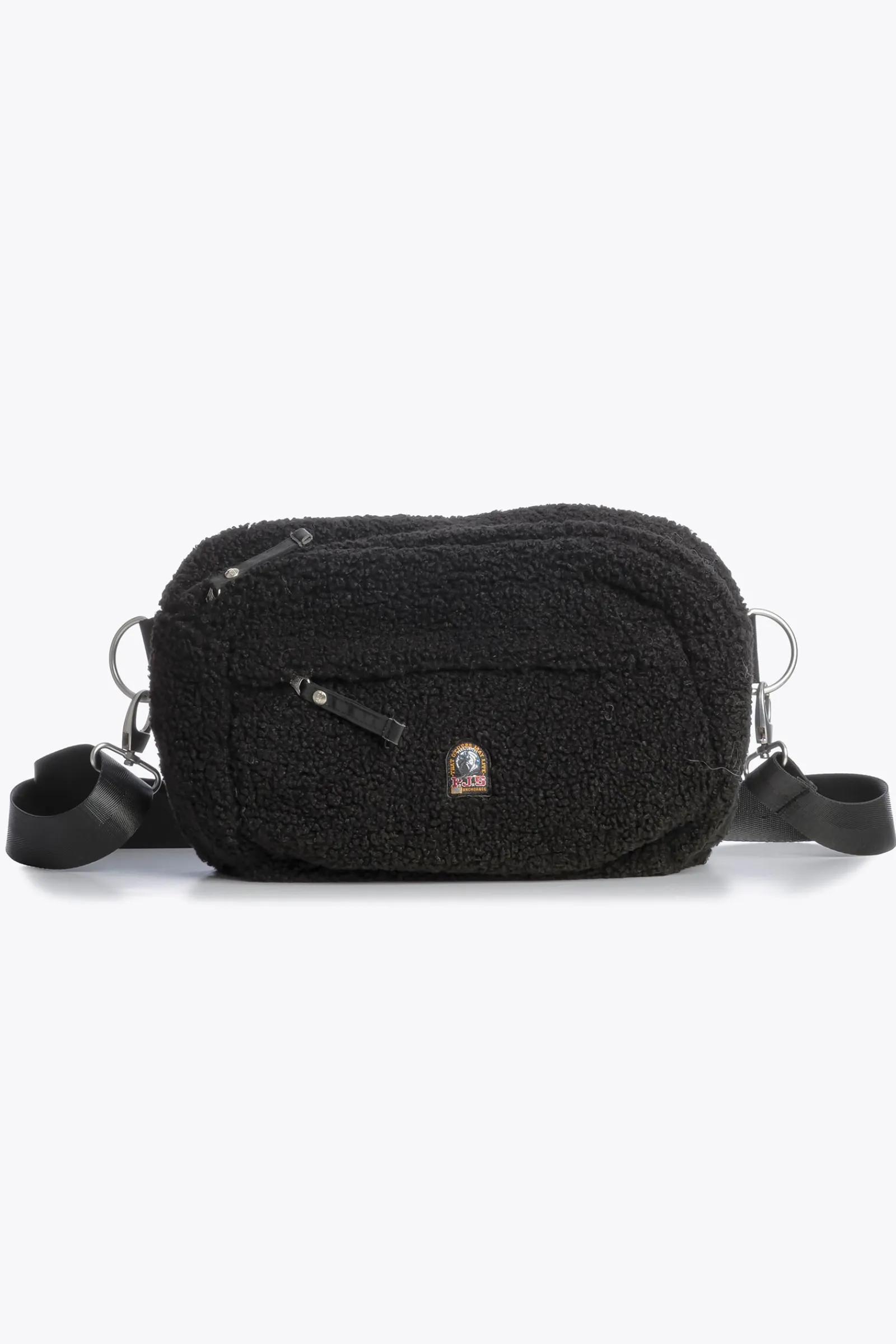 Parajumpers Tassen En Rugzakken|Tassen En Rugzakken-POWER - HEUPTAS VAN KRULLENDE FLEECE BLACK