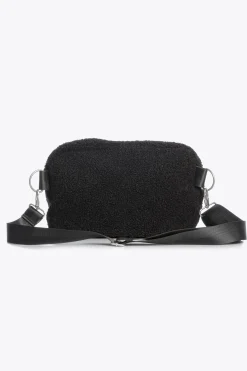 Parajumpers Tassen En Rugzakken|Tassen En Rugzakken-POWER - HEUPTAS VAN KRULLENDE FLEECE BLACK