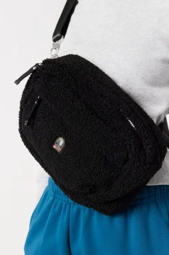 Parajumpers Tassen En Rugzakken|Tassen En Rugzakken-POWER - HEUPTAS VAN KRULLENDE FLEECE PEARL GREY