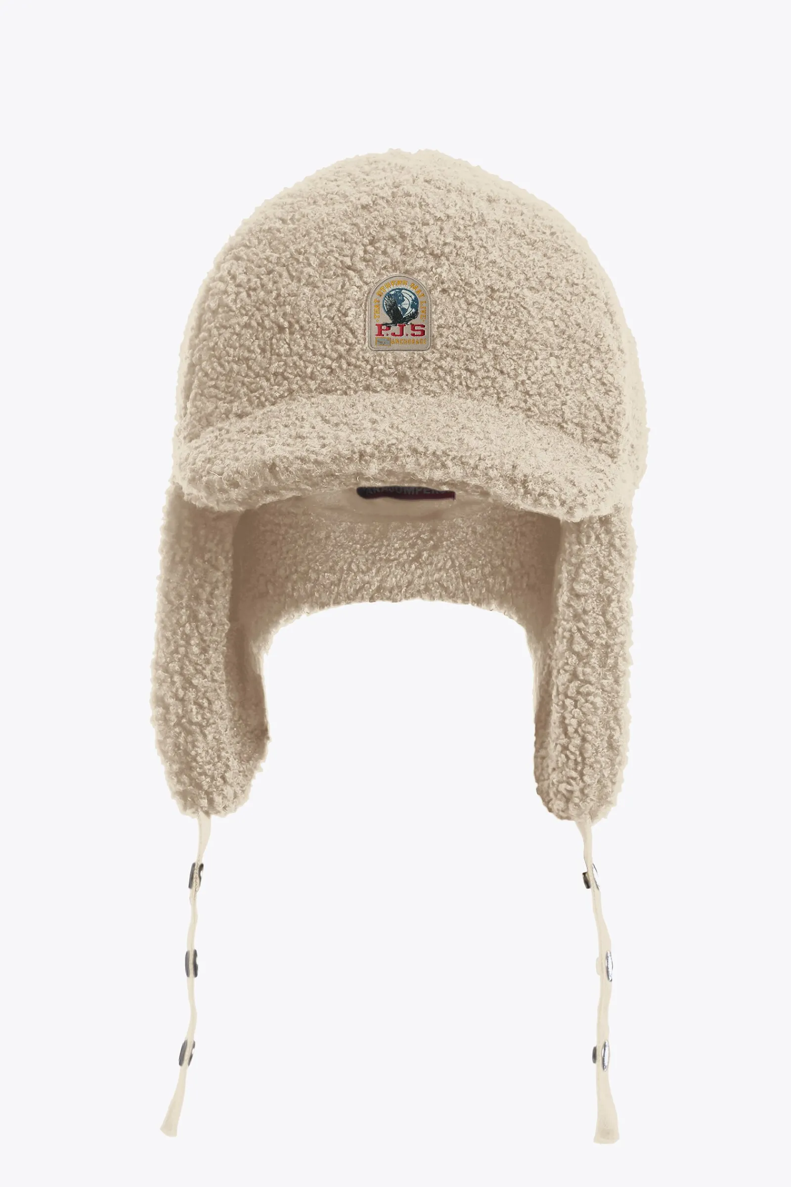 Parajumpers Petten|Petten-POWER - JOCKEYPET VAN KRULLENDE FLEECE SUN KISSED