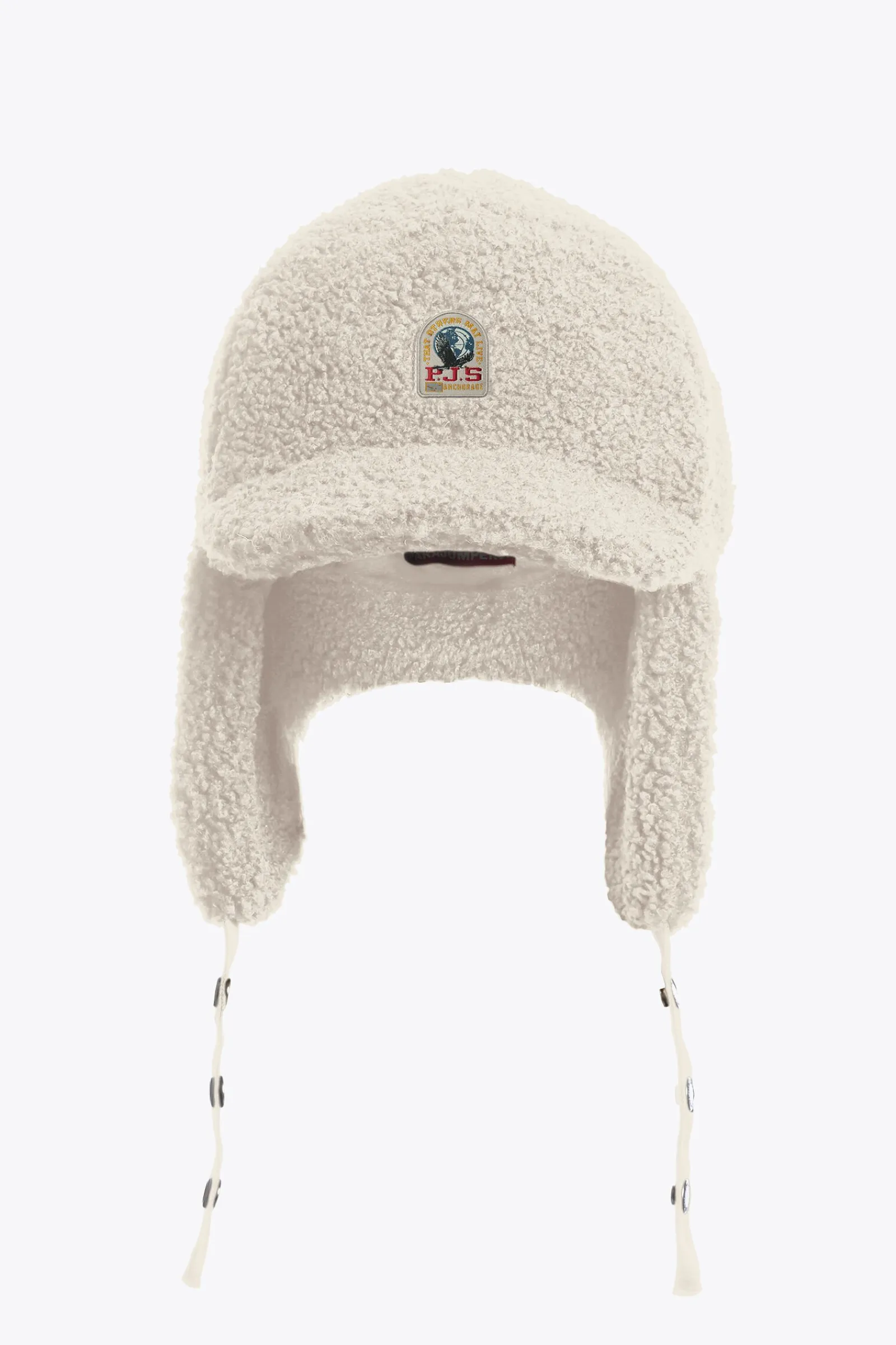 Parajumpers Petten|Petten-POWER - JOCKEYPET VAN KRULLENDE FLEECE MOONBEAM