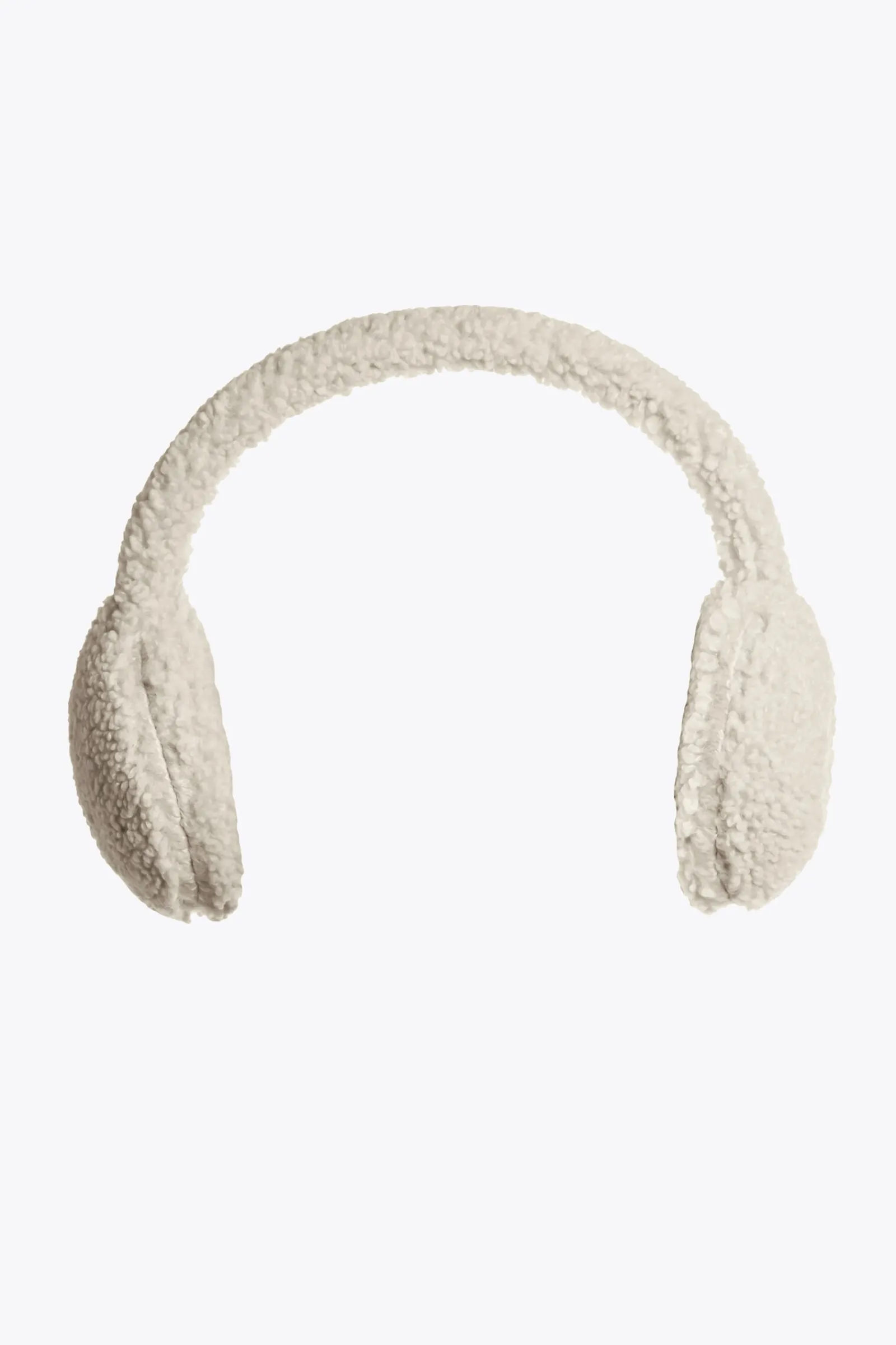 Parajumpers Petten|Petten-POWER - OORWARMERS VAN KRULLENDE FLEECE MOONBEAM