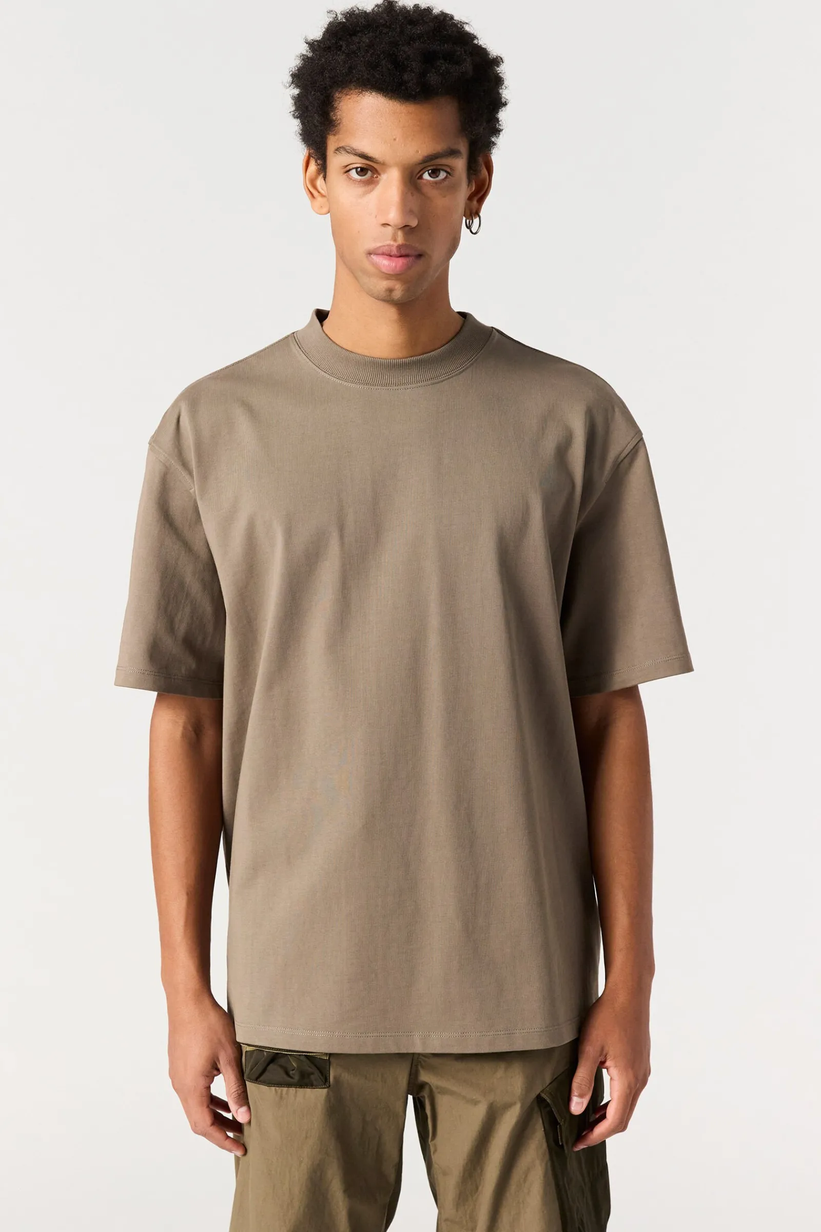 Parajumpers Polos En T-Shirts-REG - T-SHIRT OLIVE GREY