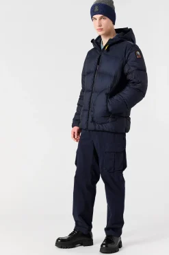 Parajumpers Donsjassen-SENTO - DONSJACK MET CAPUCHON BLUE NAVY