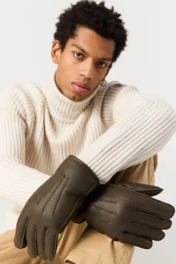 Parajumpers Handschoenen|Handschoenen-SHEARLING - HANDSCHOENEN ALMOND