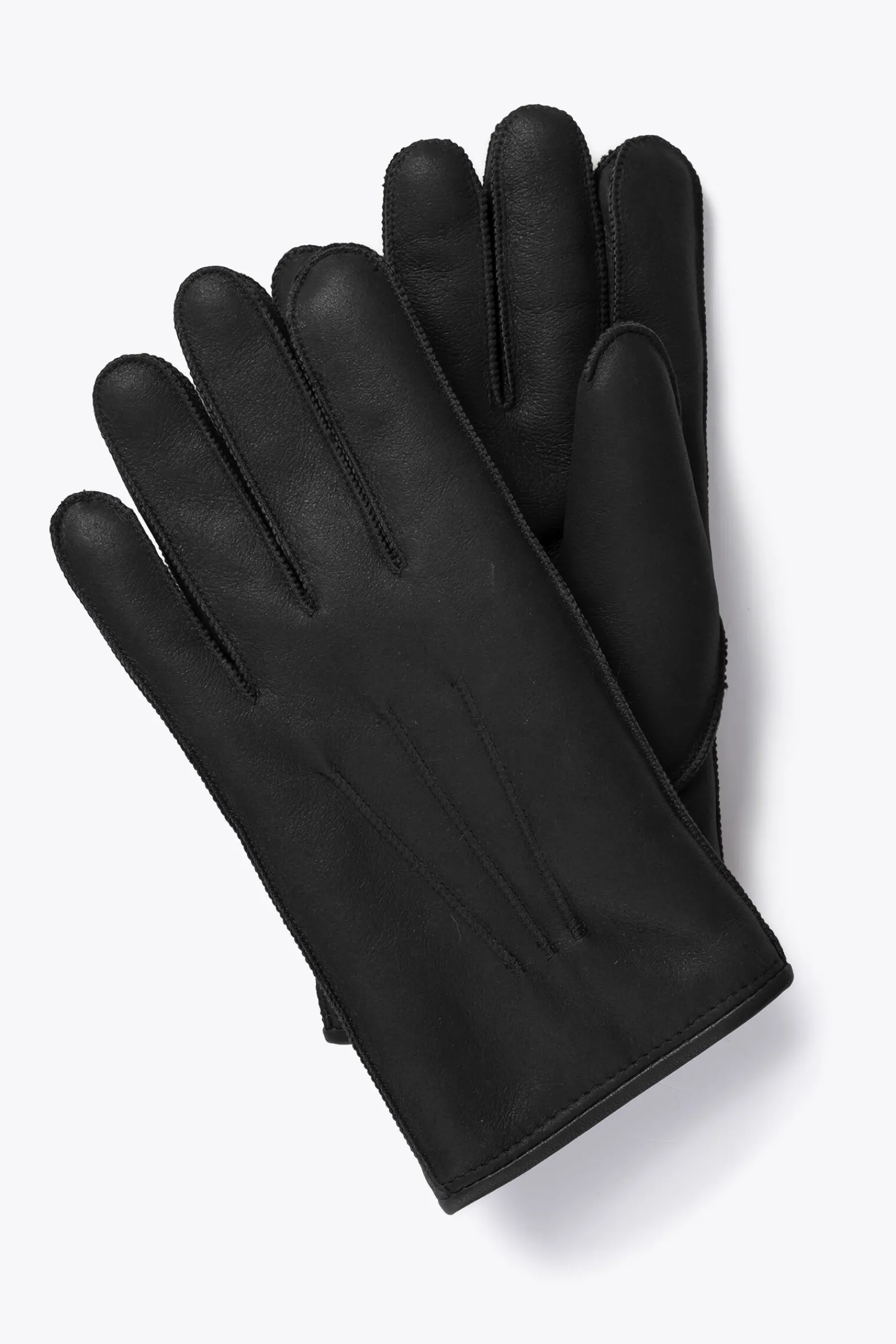 Parajumpers Handschoenen|Handschoenen-SHEARLING - HANDSCHOENEN BLACK