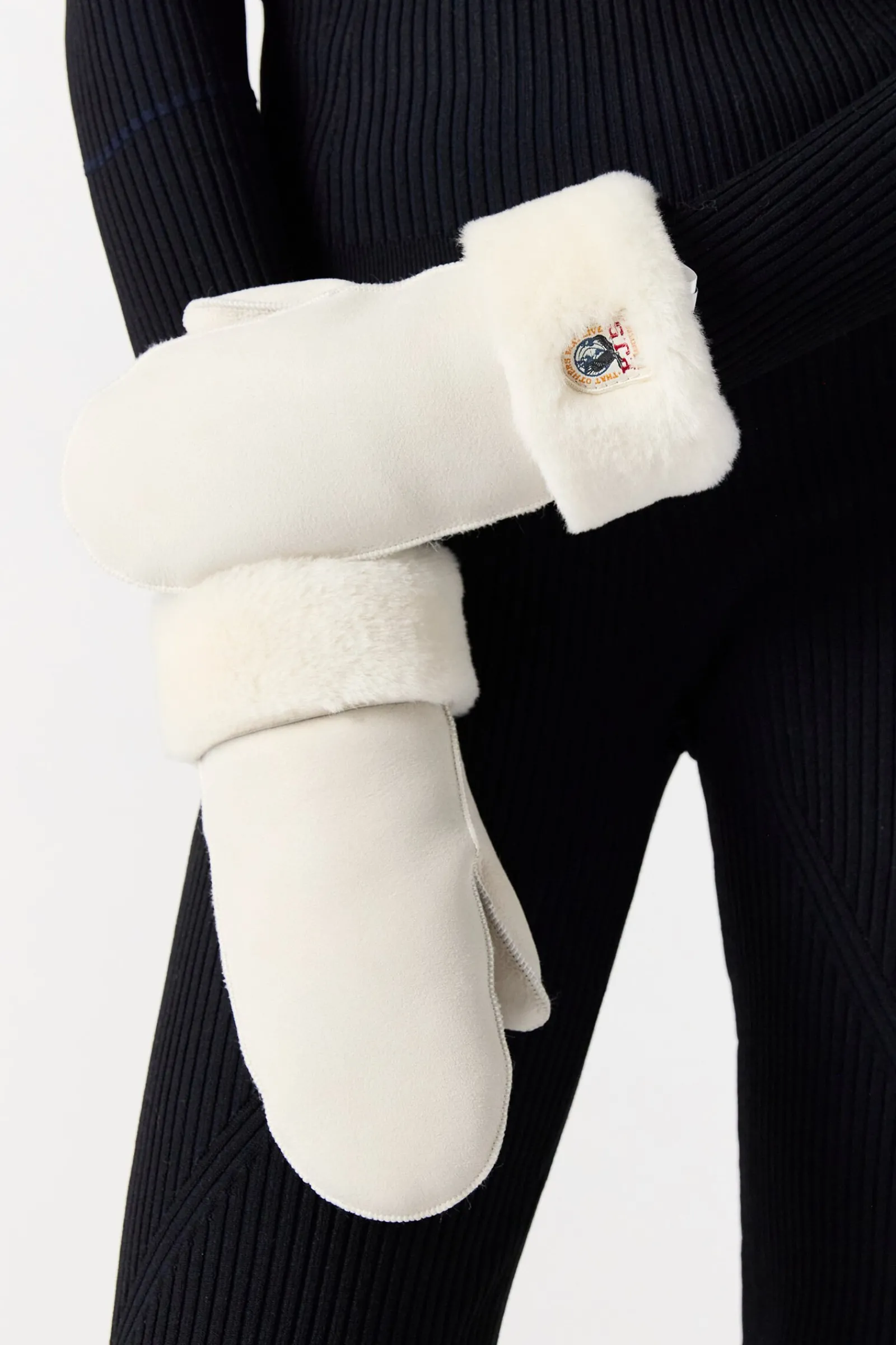 Parajumpers Handschoenen-SHEARLING - WANTEN ALMOND
