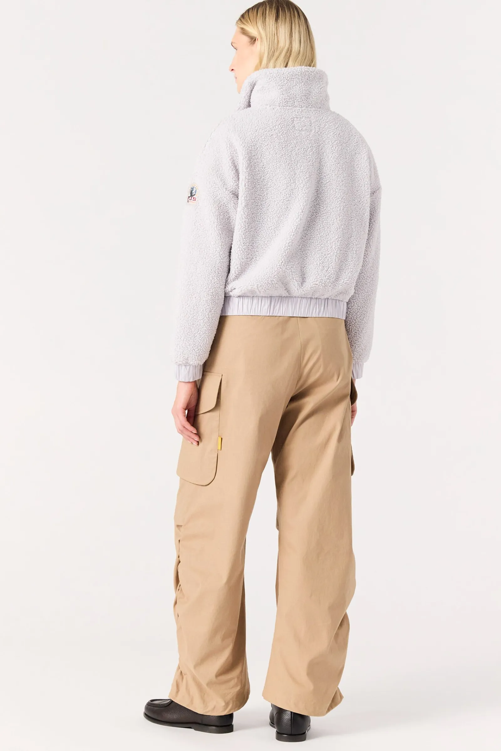 Parajumpers Sweaters-SORI - SWEATER MET VOLLEDIGE RITS PEARL GREY